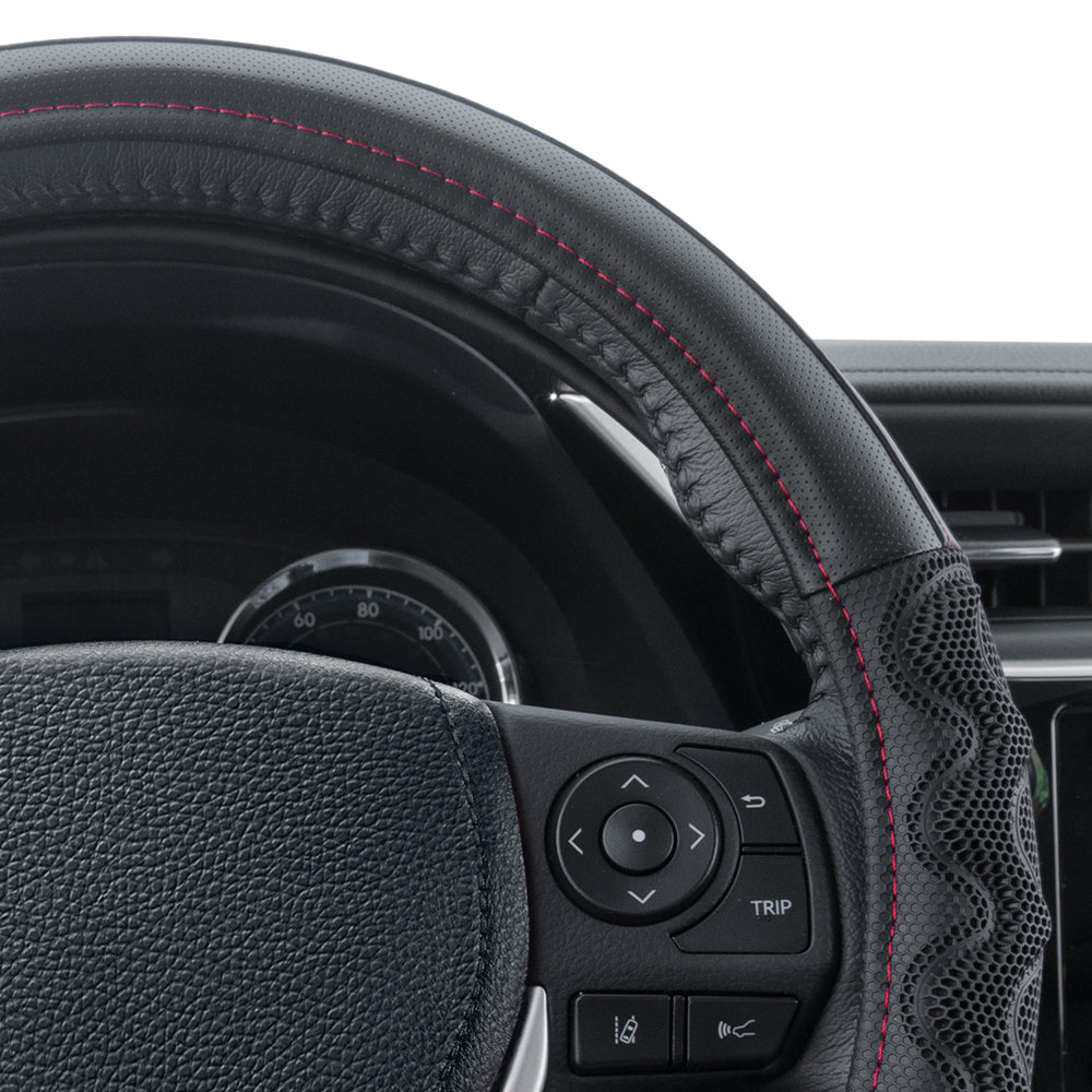 MotorTrend MaxGrip Atemschutz Lenkrad Abdeckung (Fits 14.5' - 15.5')