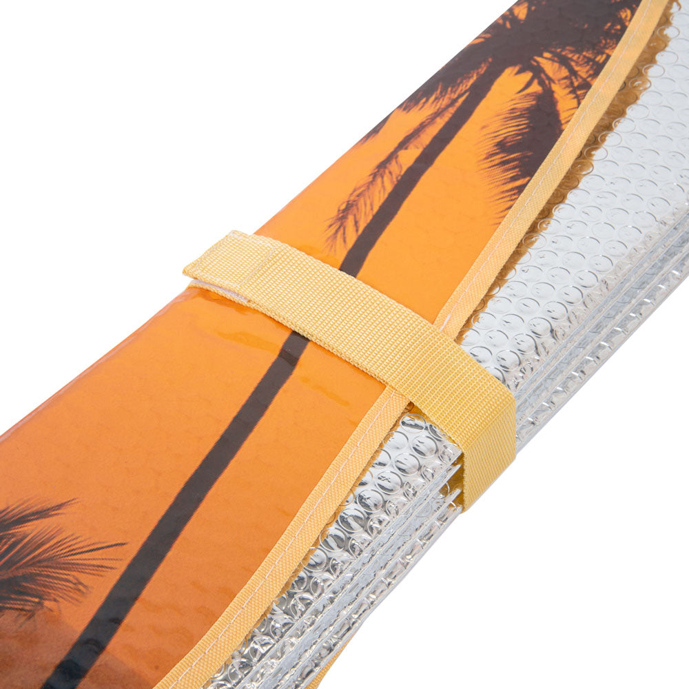 BDK Golden Sunset Beach Front Windschutzscheibe Sonnenschirme (58' x 27')