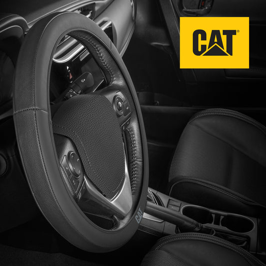 CAT EasyWrap Faux Leather Steering Wheel Abdeckung (Fits 14.5' - 15.5')