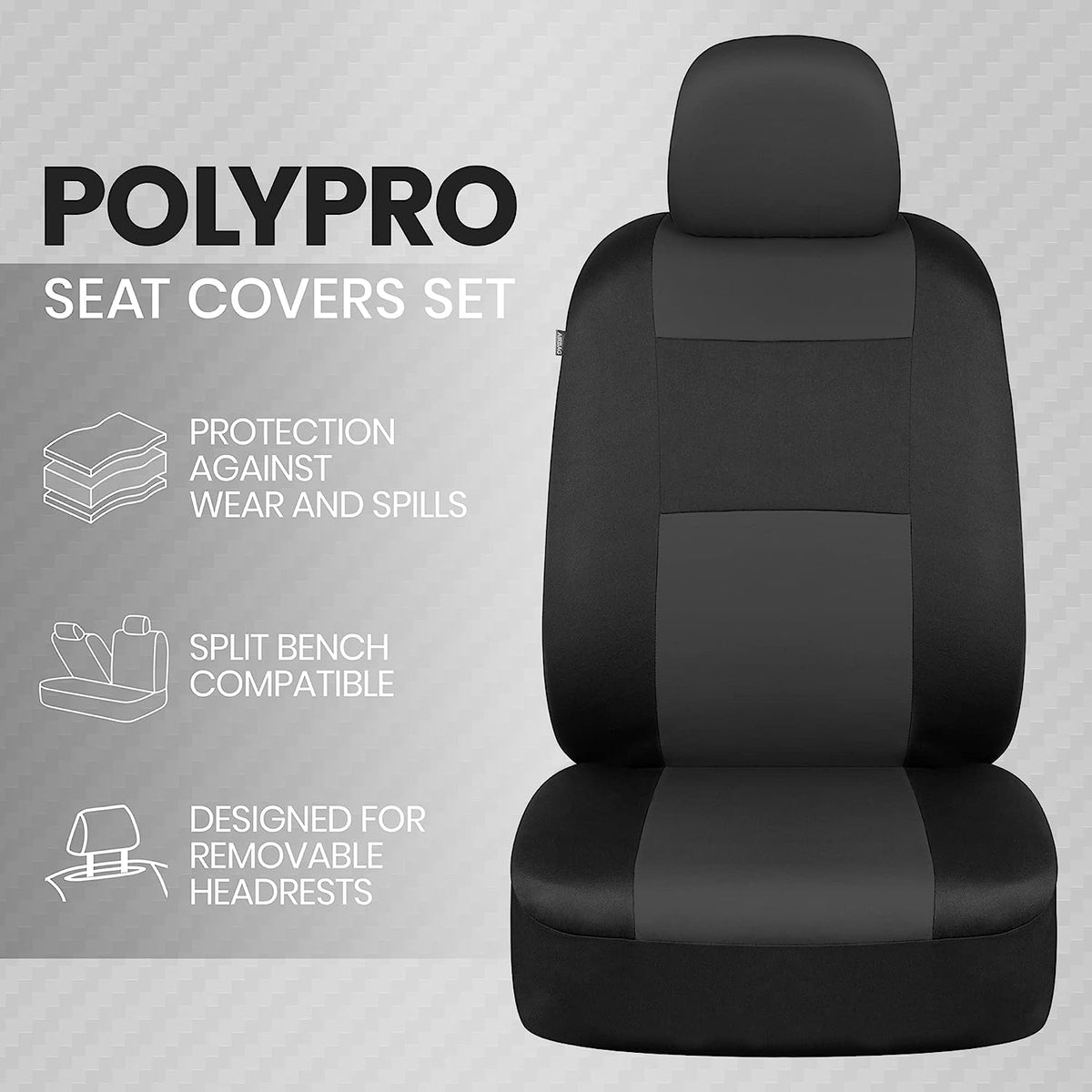 BDK 2-Pack PolyPro Vordersitzbezüge