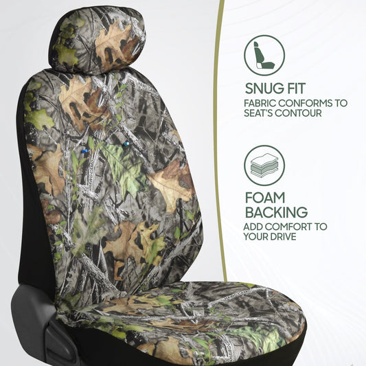 BDK 9-Piece Forest Floor Camo Vordersitz- und Rücksitzabdeckungen