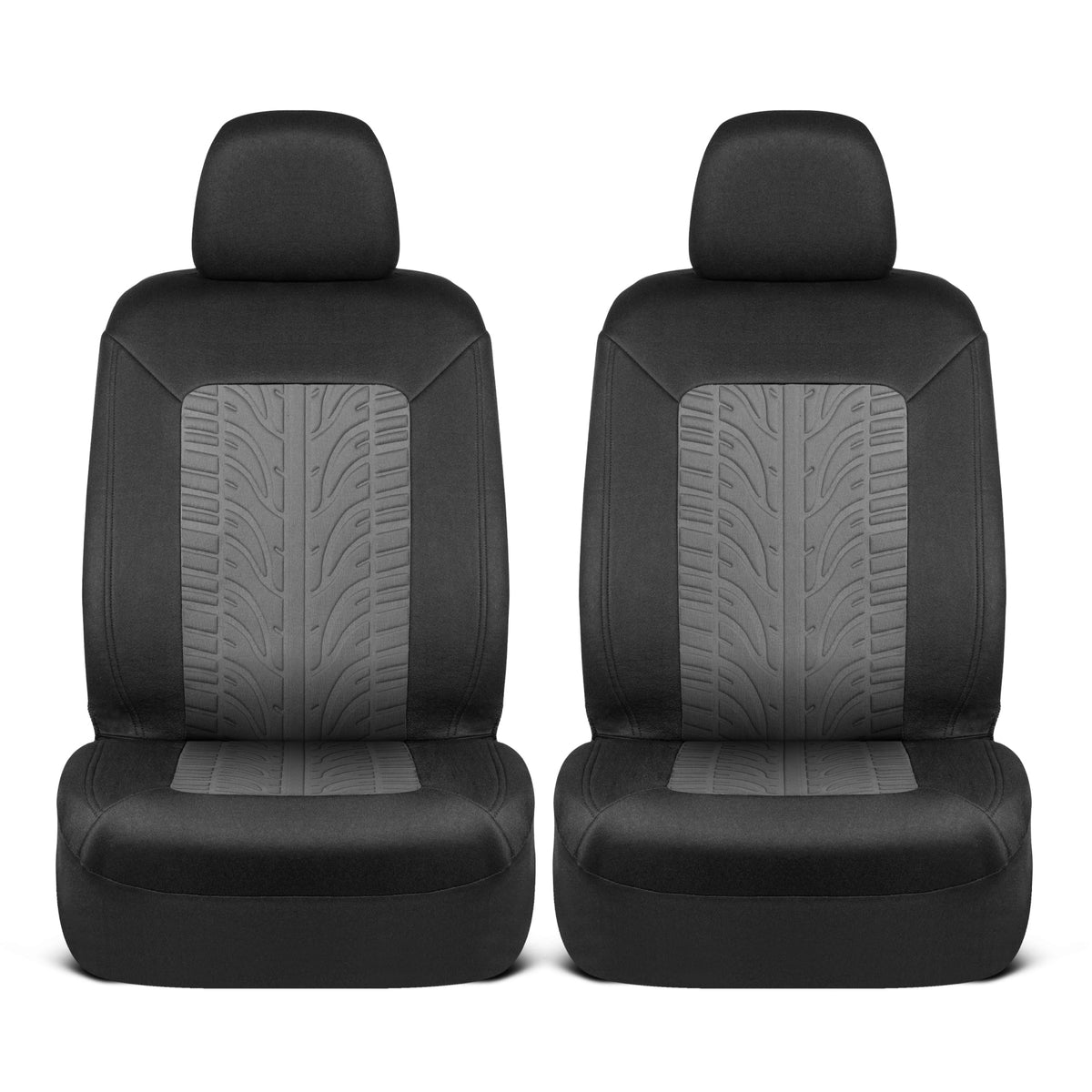 MotorTrend 2-Pack Grand Prix Reifenlaufflächen-Vordersitzabdeckungen