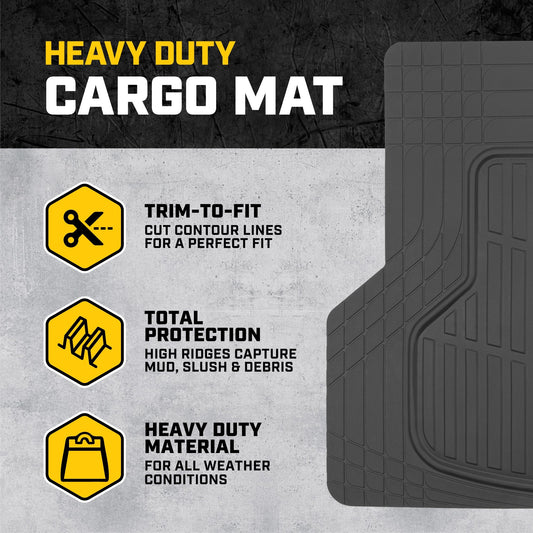 CAT ToughRide Gummitröpfchen / Cargo Mat - Schwere Pflicht, Allwetter, Trimmen Sie zu passen (53 'x 36,25')