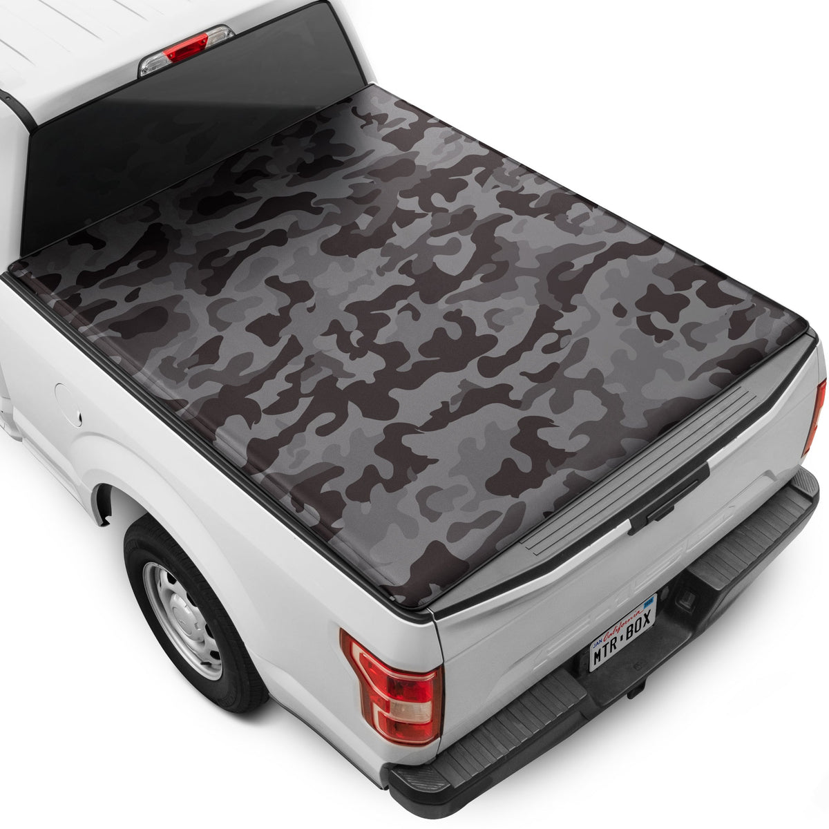 MotorBox USA Black Camo Soft Roll-Up Retractable Tonneau Cover für Ford F-150 (2015 - 2023) - 5,5' Bett (Copy)