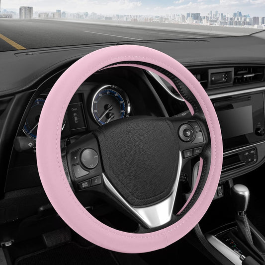 BDK Ultra Soft Blue Steering Wheel Cover für Frauen, Standard 15 Zoll Größe, niedlich Comfy Grip Faux Leder Auto Lenkrad Abdeckung für LKW Van SUV Auto (Mehrere Farben)
