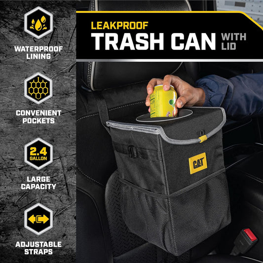 CAT Premium Car Trash Kann Mülleimer, Wasser-Proof & Leck-Proof (8' x 7,5' x 11,75')