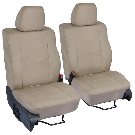 BDK 2-Pack PolyCustom EasyWrap Vordersitz Abdeckungen für Ford F-150 Crew Cab (2004 - 2008)