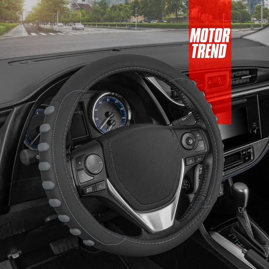 MotorTrend FlexGrip Lenkradabdeckung mit erhöhten Bump Grips (Fits 14.5' - 15.5')