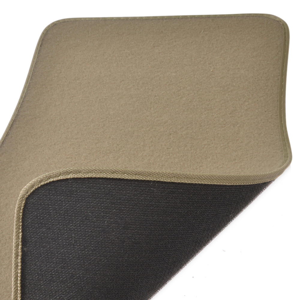 MotorTrend 4-Piece Premium Inter-Lock Backing Teppich Vorderbodenmatten und Hinterbodenmatten