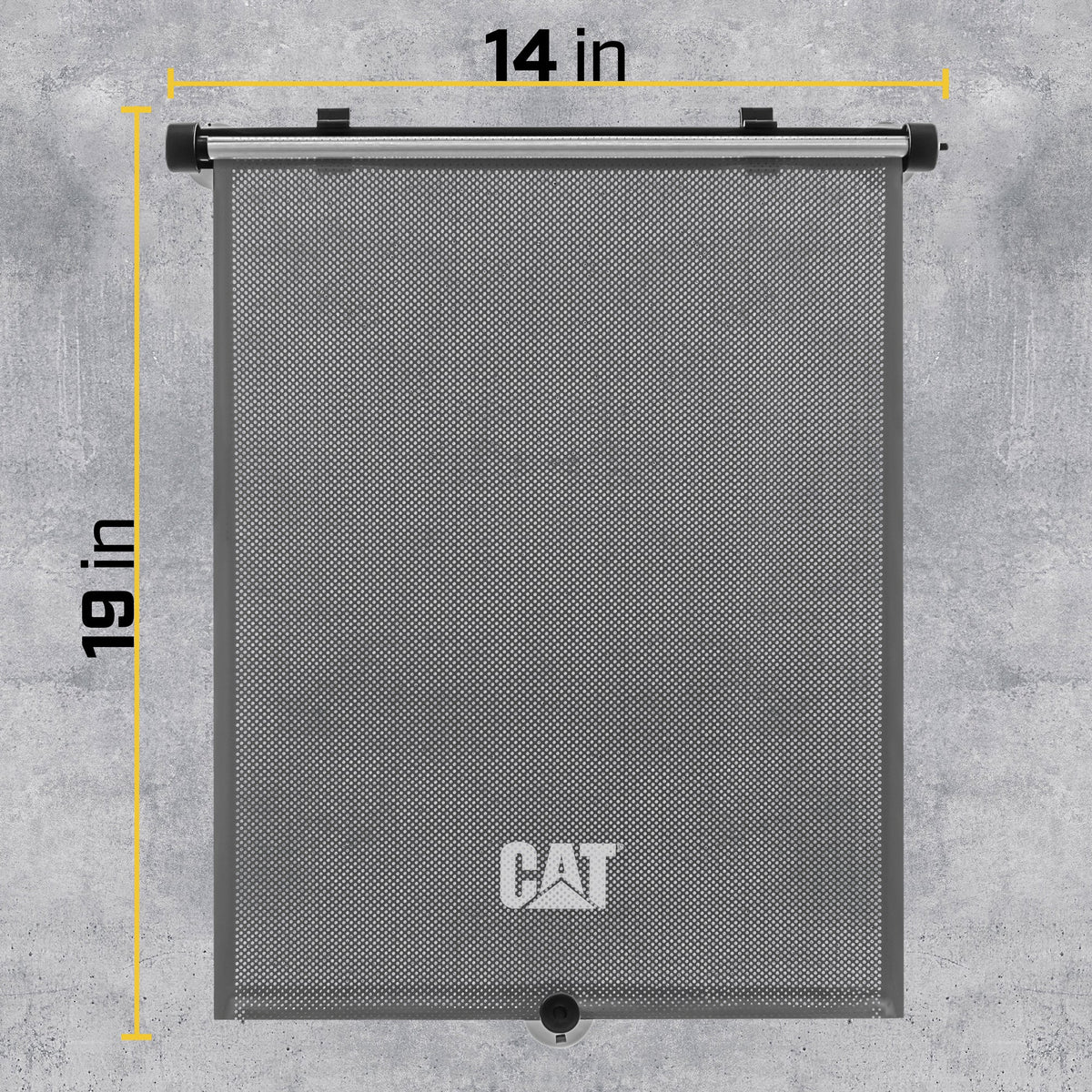 Raupe UVProtect Sonnenschirm für Auto-Seitenfenster, UV-Schild für Säugling Baby All Passagiere, Universal & Retractable Pull-Down Roller Sunshade, passt Auto Auto Limousine SUV Truck Van 14x19in (CAAS-030)