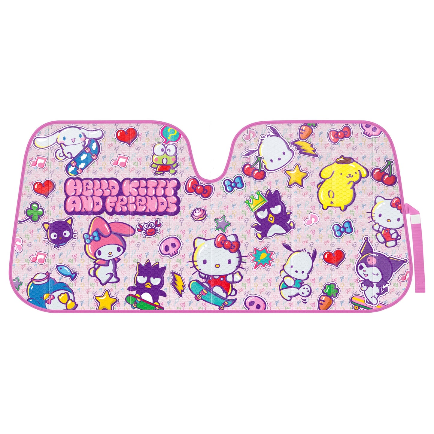 Carbella Sanrio Hello Kitty und Freunde Front Windschutzscheibe Sonnenschirm (58' x 28')
