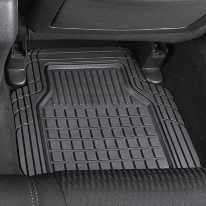 MotorTrend 4-Piece FlexTough Deep Dish Hybrid Groove Vorderbodenmatten und Hinterbodenmatten - Heavy Duty, All Weather, Trimmen Sie, um zu passen
