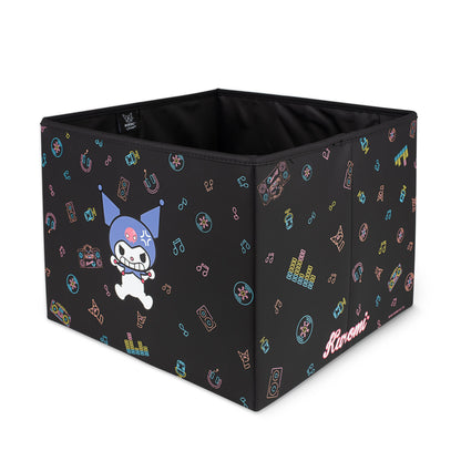 Sanrio Kuromi Car Trunk Organizer und Lagerbehälter - Zusammenklappbare einfache Kompartiment bequeme schwere Aufgabe, Fold Up für einfache Aufbewahrungsbox, Autositz Ladung für Lebensmittel Werkzeuge - 12,5L x 12,5W x 9H