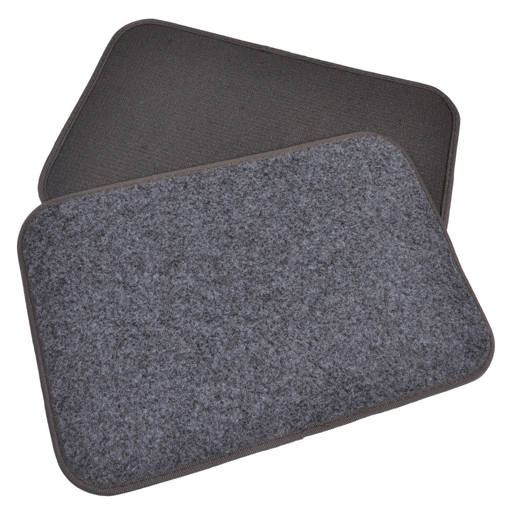 MotorTrend 4-Piece Premium Inter-Lock Backing Teppich Vorderbodenmatten und Hinterbodenmatten