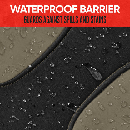 MotorTrend 2-Pack AquaShield Wasserdicht Zwei-Tone Neopren-Vordersitzabdeckungen