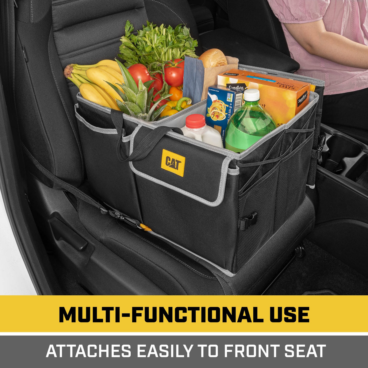 CAT FlexTrunk Trunk / Cargo Organizer und Lagerung, zusammenklappbar & verstellbare Multi-Fachbereiche (17' x 23' x 11')
