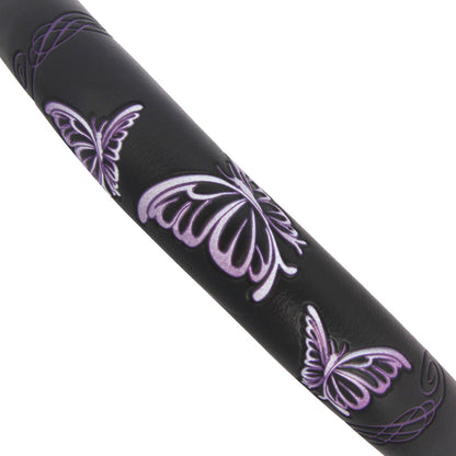 BDK 12-Piece Butterfly Vordersitzbezüge, Rücksitzbezüge, Sicherheitsgurtpads und Lenkradbezüge (Fits 14.5' - 15.5')