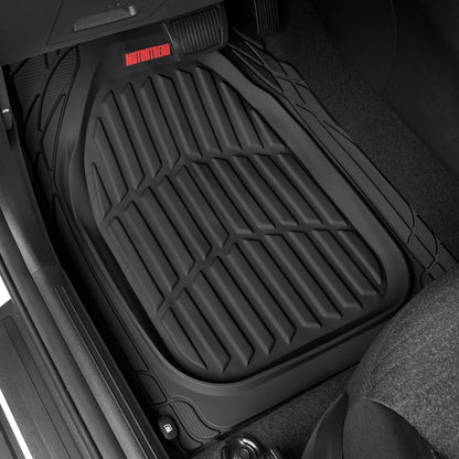MotorTrend 4-Piece FlexTough Schildkröten Vorderbodenmatten und Hinterbodenmatten