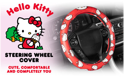 Carbella Sanrio Hello Kitty Original Lenkrad Abdeckung (Fits 14.5' - 15')