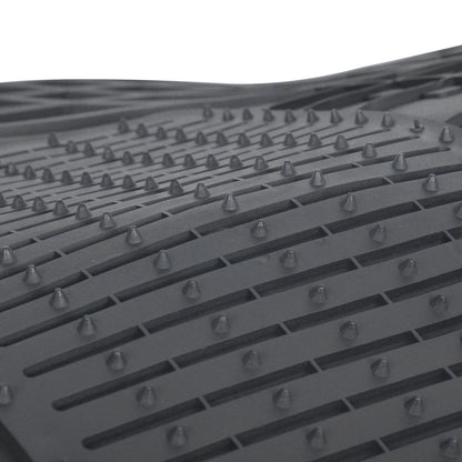 MotorTrend 4-Piece FlexTough Deep Dish Hybrid Groove Vorderbodenmatten und Hinterbodenmatten - Heavy Duty, All Weather, Trimmen Sie, um zu passen