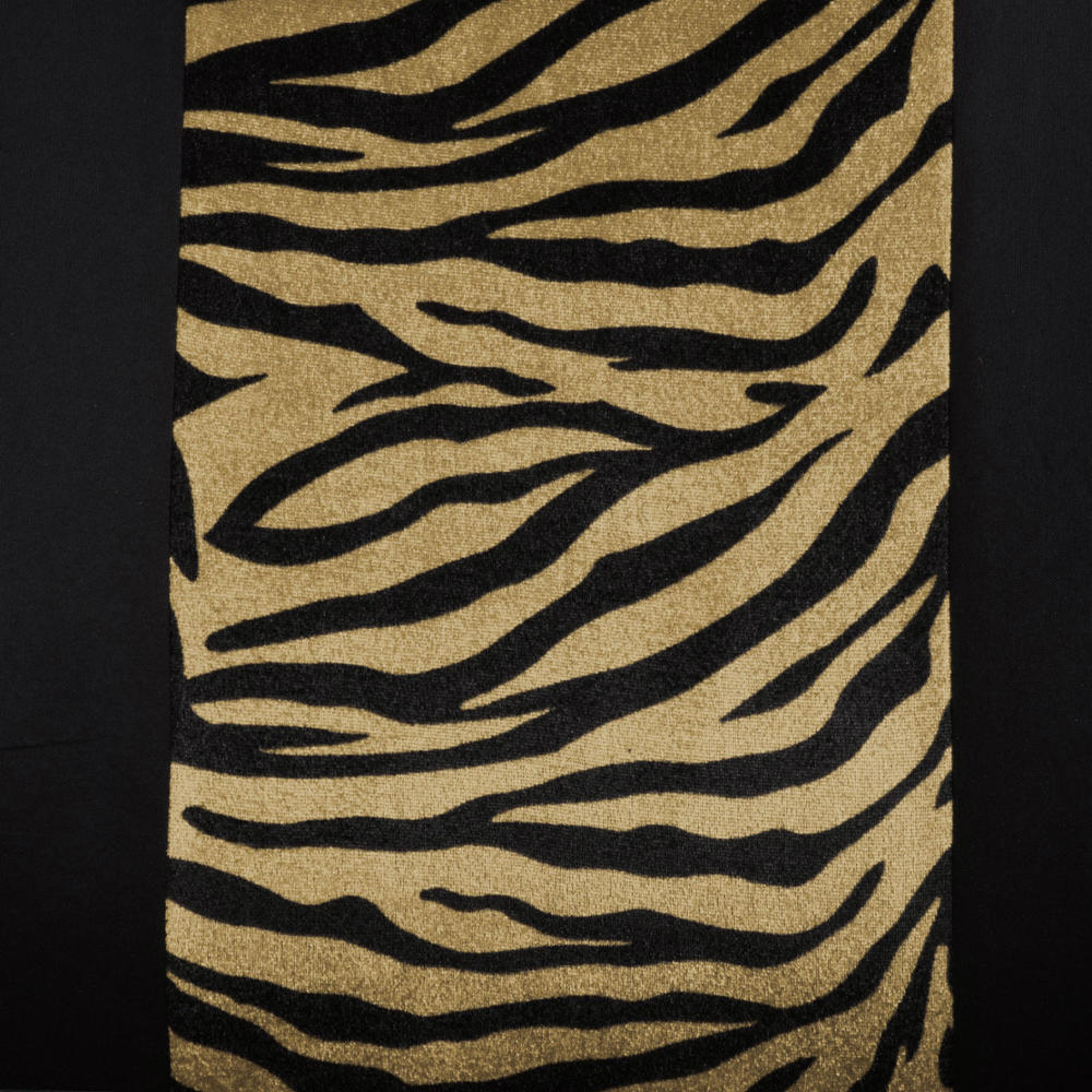 BDK 12-Piece Brown Tiger Vordersitze, Rücksitze, Sitzgurtpads und Lenkradabdeckung (Fits 14.5' - 15.5')