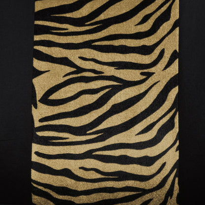 BDK 12-Piece Brown Tiger Vordersitze, Rücksitze, Sitzgurtpads und Lenkradabdeckung (Fits 14.5' - 15.5')