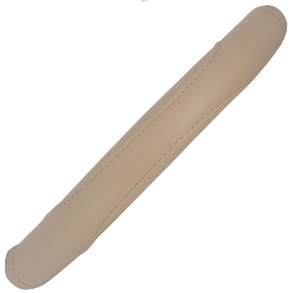 BDK Faux Leather Ergonomic Grip Steering Wheel Abdeckung (Fits 14.5' - 15.5')