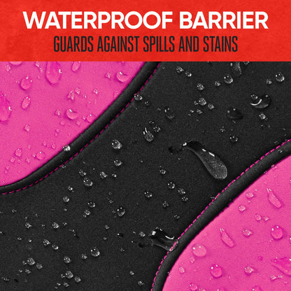 MotorTrend 2-Pack AquaShield Wasserdicht Zwei-Tone Neopren-Vordersitzabdeckungen