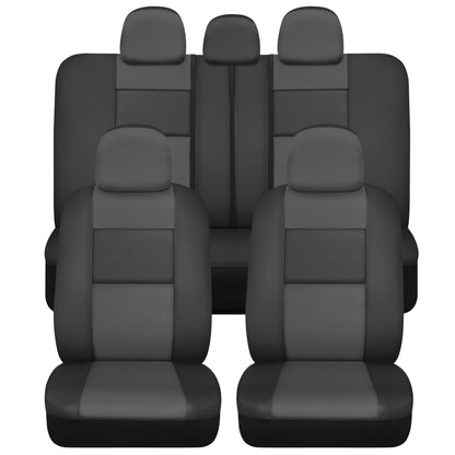 BDK Faux Croc Haut Vordersitze und hintere Split Bench Sitze