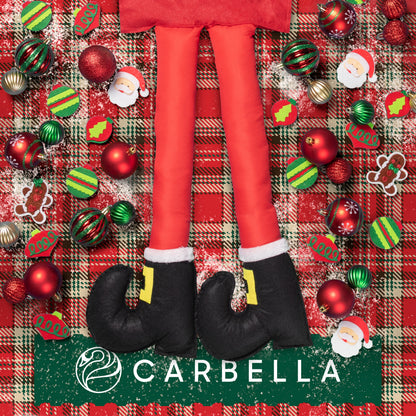 Carbella Trunk / Cargo Holiday Santa Legs Dekoration