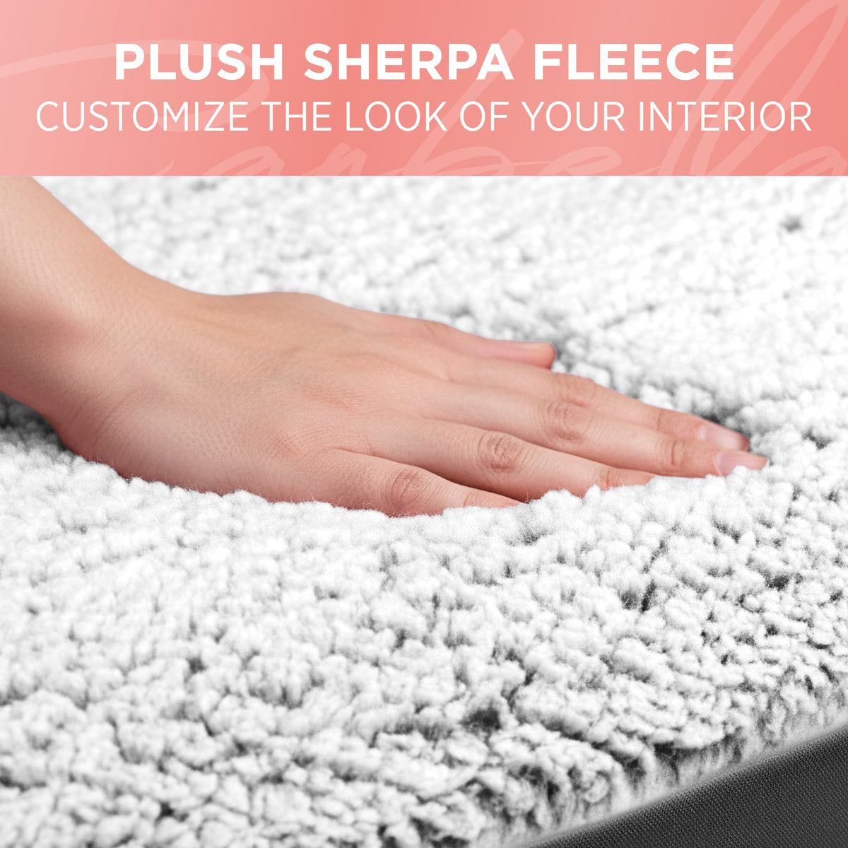 Carbella 2-Pack Plüsch Sherpa Fleece Vordersitzbezüge
