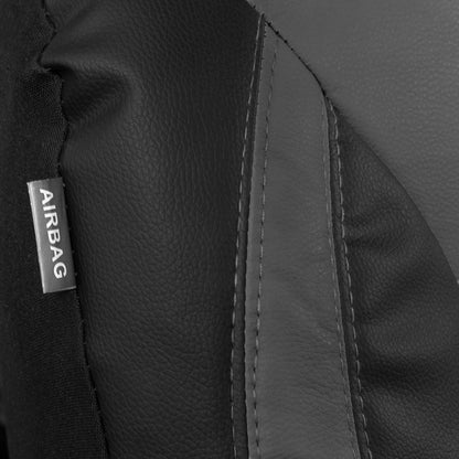 MotorTrend 2-Pack Premium Faux Leder Zwei-Tone Vordersitz Abdeckungen