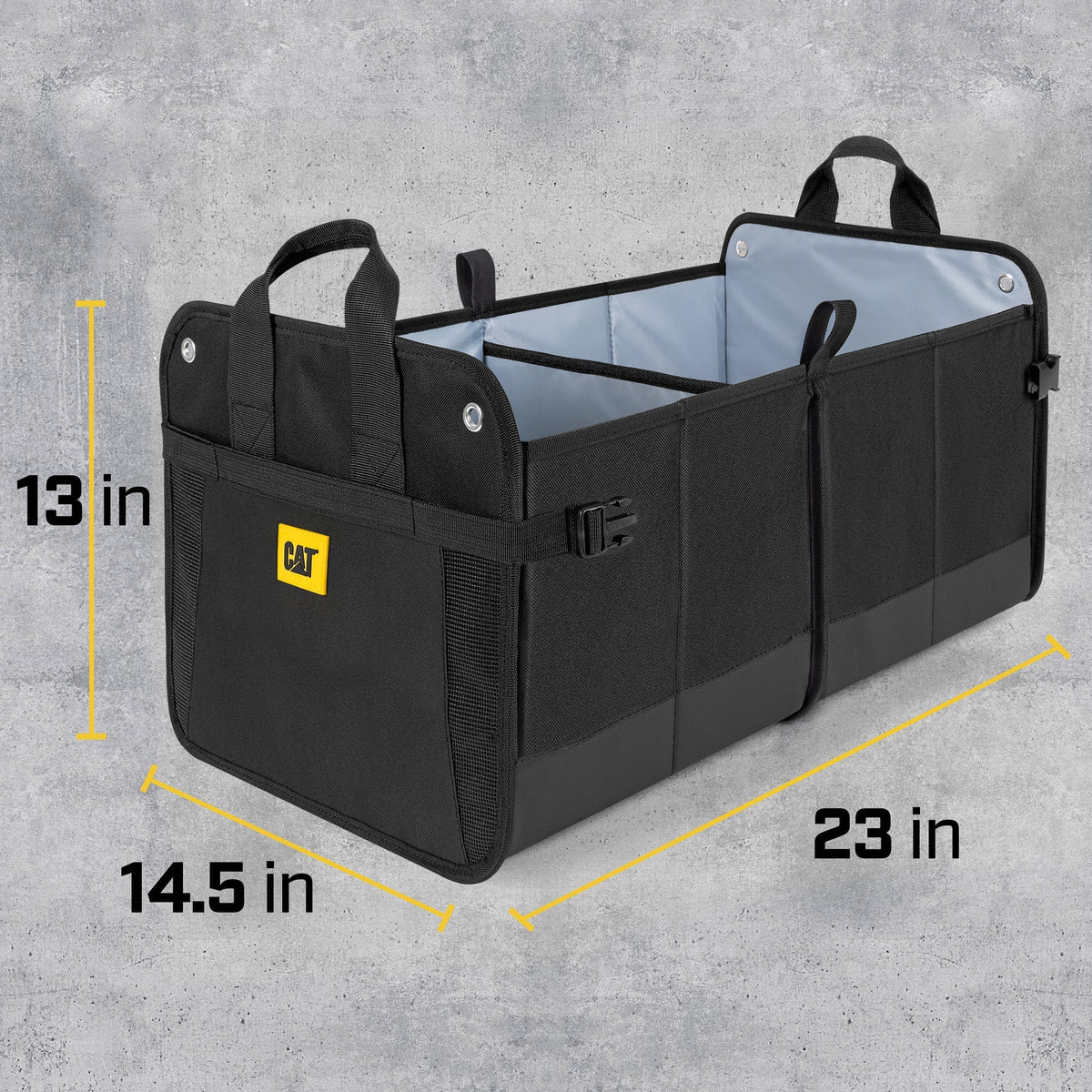 CAT FlexTrunk Trunk / Cargo Organizer und Lagerung, zusammenklappbar & verstellbare Multi-Fachteile (14,5 'x 23' x 13')