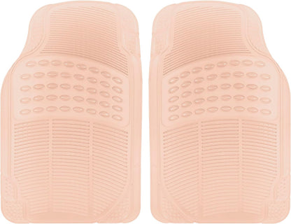 Carbella 2-Piece Cushioned Grip Pad Vorderbodenmatten - Heavy Duty, All Weather, Trim to Fit