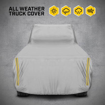 CAT Workforce Vehicle Cover für Pickup Trucks mit Sicherheits-Reflektionsstreifen - Heavy Duty, All Weather, All Seasons