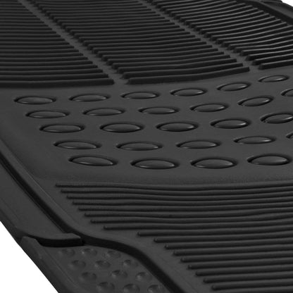 BDK 5-Piece Cushioned Grip Pad Vorderbodenmatten, hintere Bodenmatten und Cargo Liner - Heavy Duty, All Weather, Trimmen Sie, um zu passen