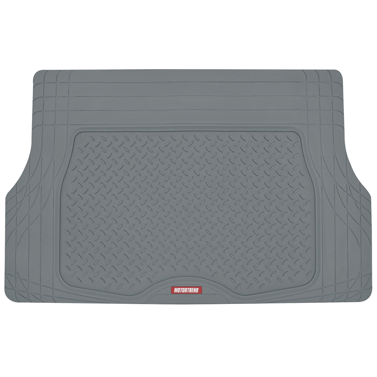 MotorTrend Utility Trunk / Cargo Liner Mat - Heavy Duty, All Weather, Trim to Fit