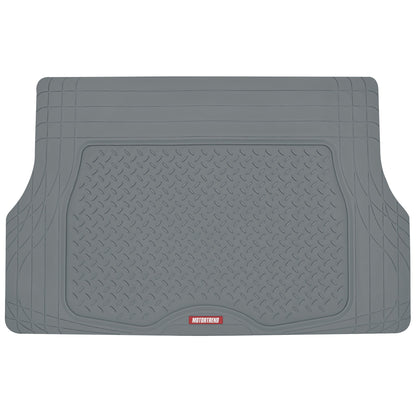 MotorTrend Utility Trunk / Cargo Liner Mat - Heavy Duty, All Weather, Trim to Fit