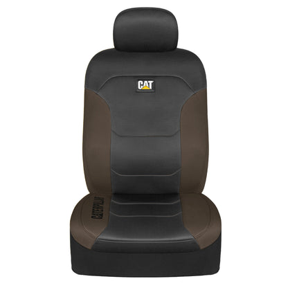 Cat® FlexFitTM Black Beige Sitzbezüge für Autos, LKW und SUV - Set von (2) Front Car Seat Cover Front Seat Protectors - Airbag-kompatible Sitzbezüge für SUV Interior Covers & Seat Cover Zubehör