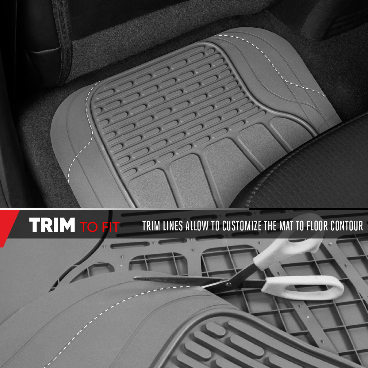 MotorTrend WingRunner Hinterbodenmatte - Trimm to Fit