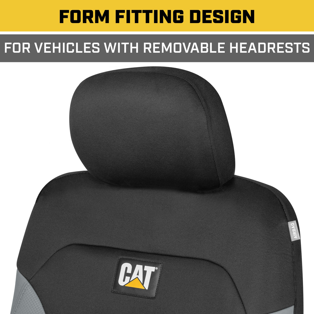 CAT 2-Pack FlexFit Vordersitzbezüge mit Hexagonal Design
