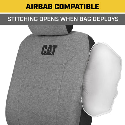 CAT 2-Pack CozyBlend JerseyHeather Vordersitzbezüge