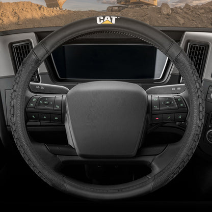 CAT DuraGrip Lenkradabdeckung mit Traktionsgriffen für Wohnmobile, Halblastwagen, Lastwagen und Big Rigs XXL (Fits 17.5' - 18')