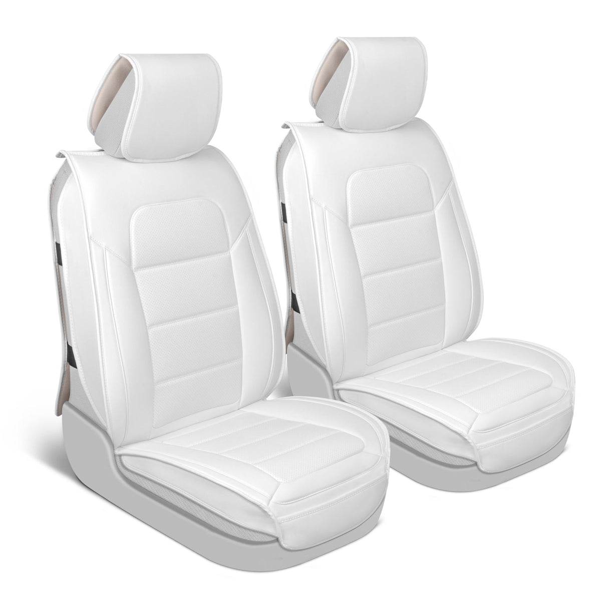 MotorBox 2-Pack Classic Edition Premium Faux Leather Perforated Cushion Vordersitzbezüge