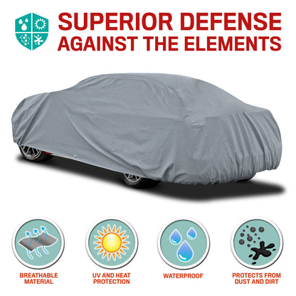 MotorTrend 7-Serie Defender Pro Fahrzeugabdeckung für Autos, SUVs, LKWs, Vans