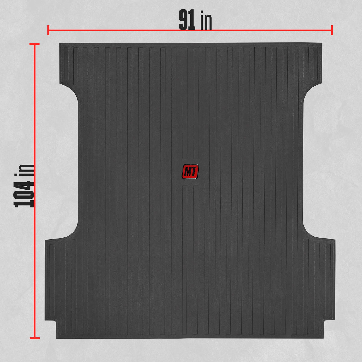 MotorTrend 3D Custom Fit Trunk / Cargo Mat für Ford F-150 CrewCab (2015 - 2021) (5,5 'Bett)