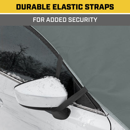 Cat® Schneeschutzscheibe Schnee Abdeckung, härteste Auto Frostschutz für Eis & Schnee, Wetterfest für den Winter, Enthält Anti-Diebstahl Straps, Frostschutz für Auto-Truck Van SUV