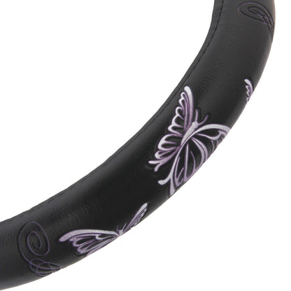 BDK 12-Piece Butterfly Vordersitzbezüge, Rücksitzbezüge, Sicherheitsgurtpads und Lenkradbezüge (Fits 14.5' - 15.5')