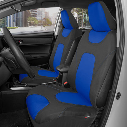 MotorTrend 2-Pack AquaShield Wasserdicht Zwei-Tone Neopren-Vordersitzabdeckungen