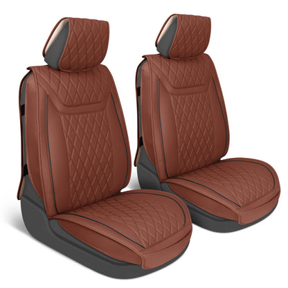 MotorBox 11-Piece Ranch Edition Premium Faux Leather Diamond Stitched Cushion Vordersitz- und Rücksitzabdeckungen